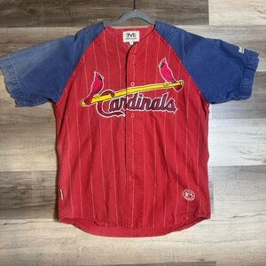 Vintage MIRAGE St. Louis Cardinals Baseball Jersey Size Large